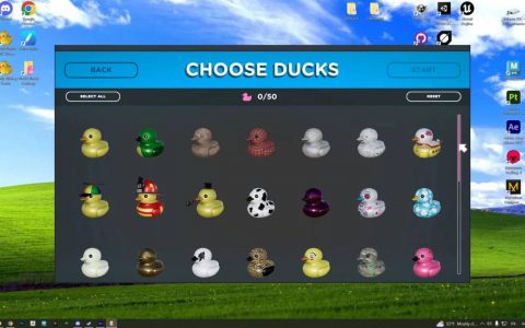 疗愈桌面程序《Placid Plastic Desktop》发表，让可爱塑料小鸭占领你的电脑屏幕！