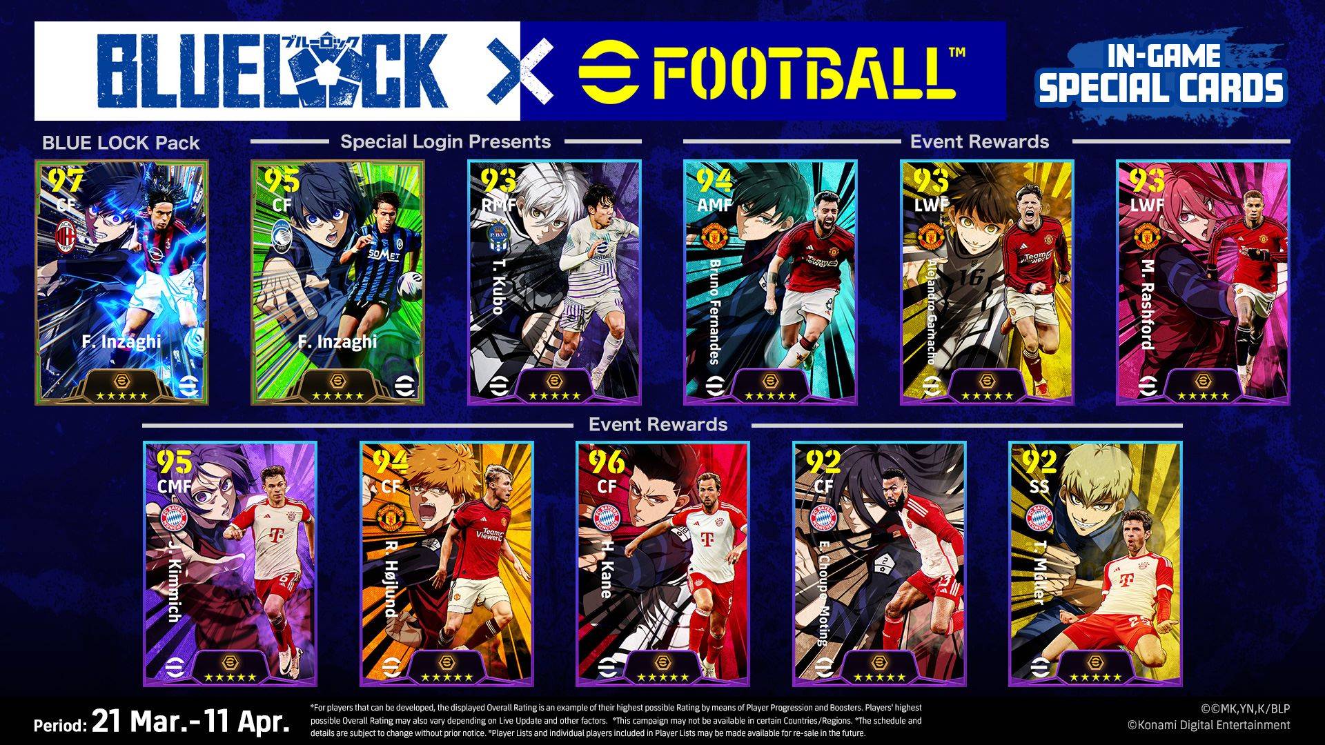 《eFootball 2024》与《蓝色监狱》展开合作！游戏同步加入新功能