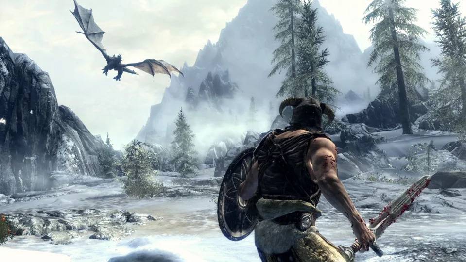 《上古卷轴5》在 2011 年 11 月 11 日正式发售（图片来源：Bethesda Softworks）