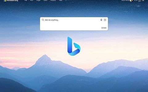 Edge 浏览器强制显示 Bing 搜索 取代传统页面无法加载画面