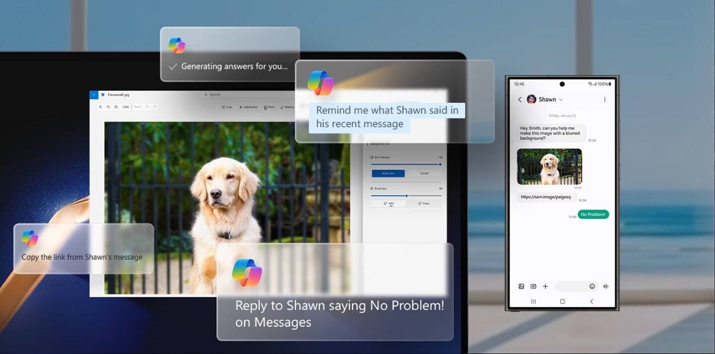 Samsung 又无意间出卖队友？ Galaxy Book4 宣传素材曝露微软 Copilot 新功能