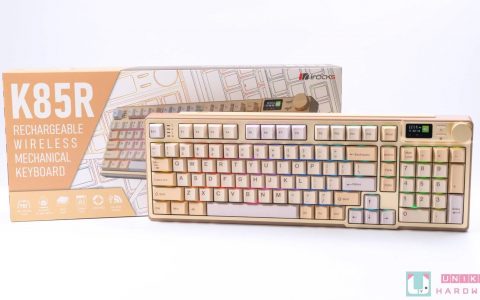 Gasket 四层消音结构好软 Q！ iRocks K85R 热插拔无线机械键盘开箱评测