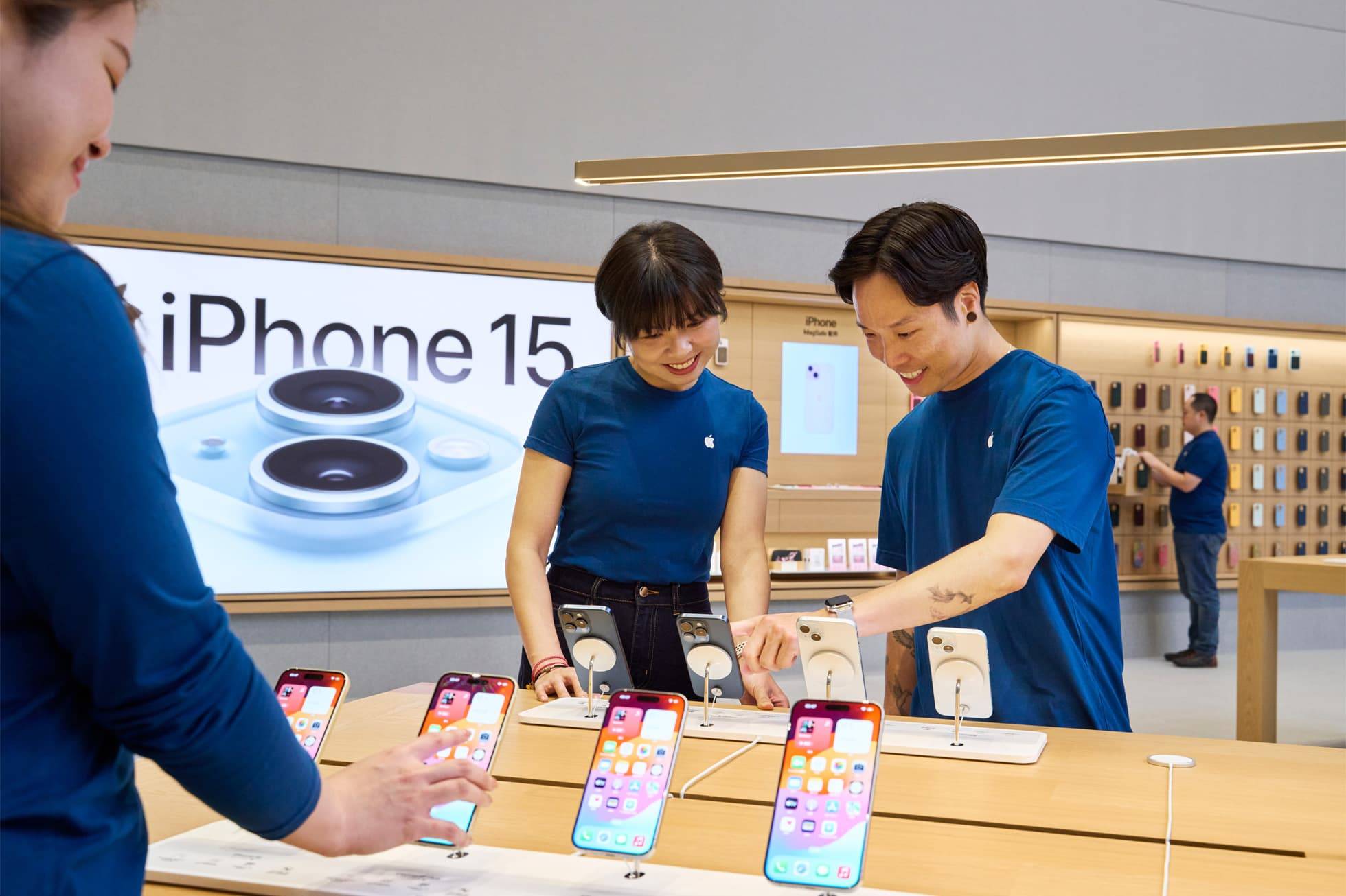 Apple 静安零售店揭开内部设计，一起看中国最美的苹果建筑 6