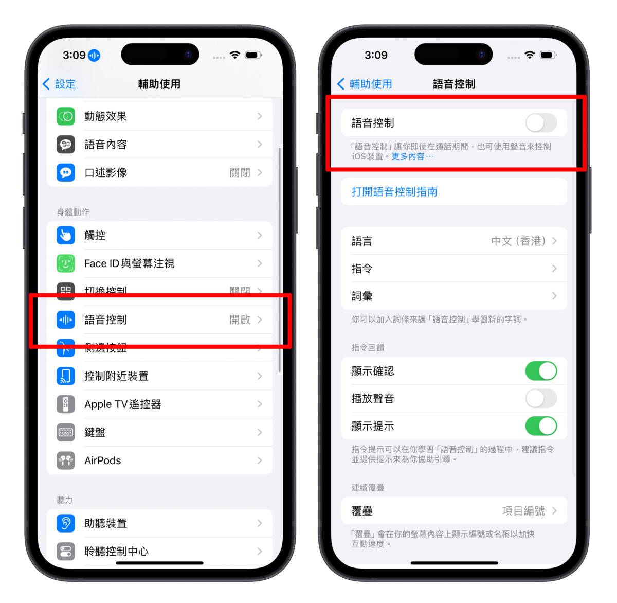 iOS iPhone iPhone 画面上出现数字 语音控制 复叠