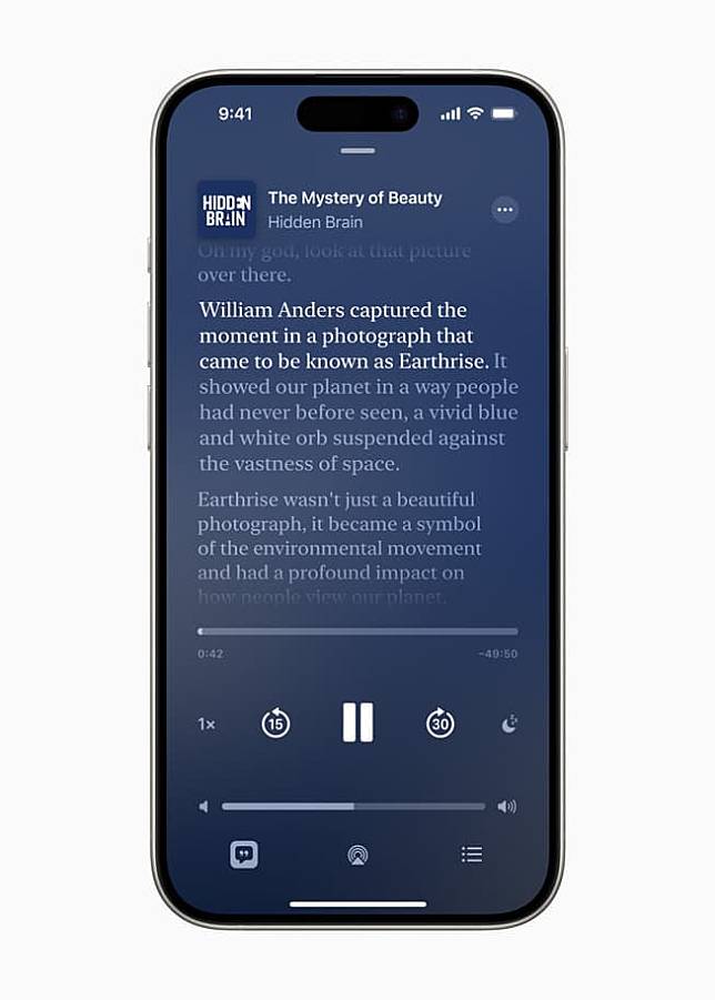 Apple 全新 Podcast 逐字稿是什么? 要如何使用?