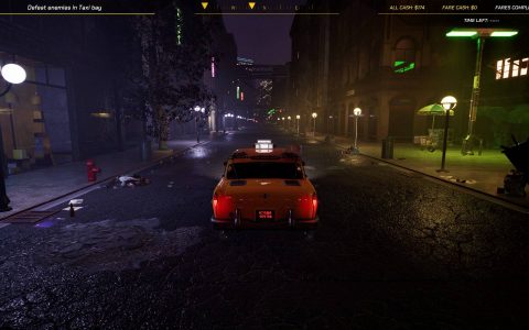 Steam赛博庞克《CyberTaxi： Lunatic Nights》，化身出租车司机穿梭监狱城