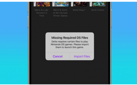 如何解决Delta 模拟器跳出Missing Required DS Files 错误问题