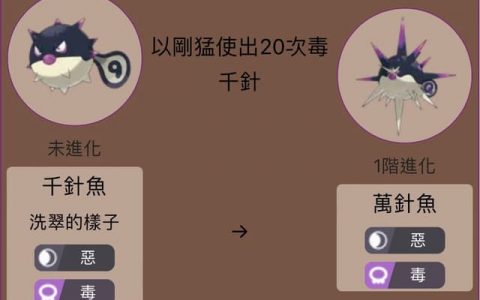 传说 阿尔宙斯新增与更改进化方式