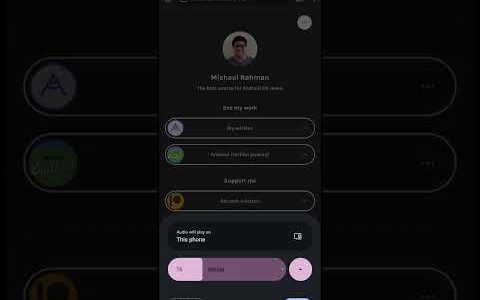 Android 15 将对音量控制面板进行改版，细化各方面调整选项