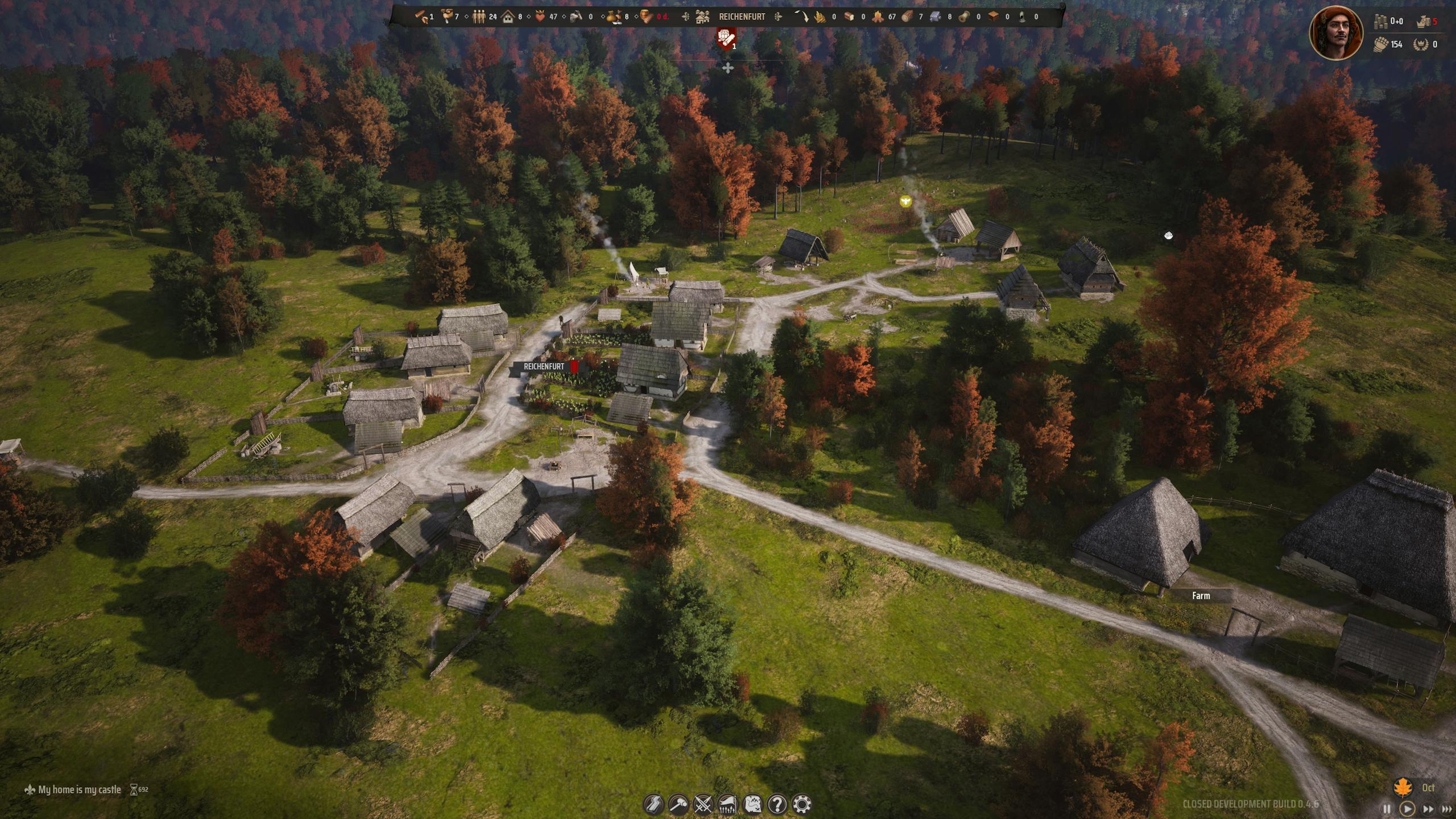 Steam中世纪城市经营庄园领主Manor Lords 规划领地经济结构 组成军队对抗外敌