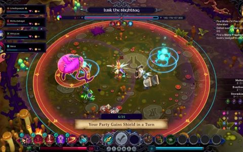 Steam《Inkbound》正式版极度好评，支持4人同乐的Roguelike回合战斗RPG