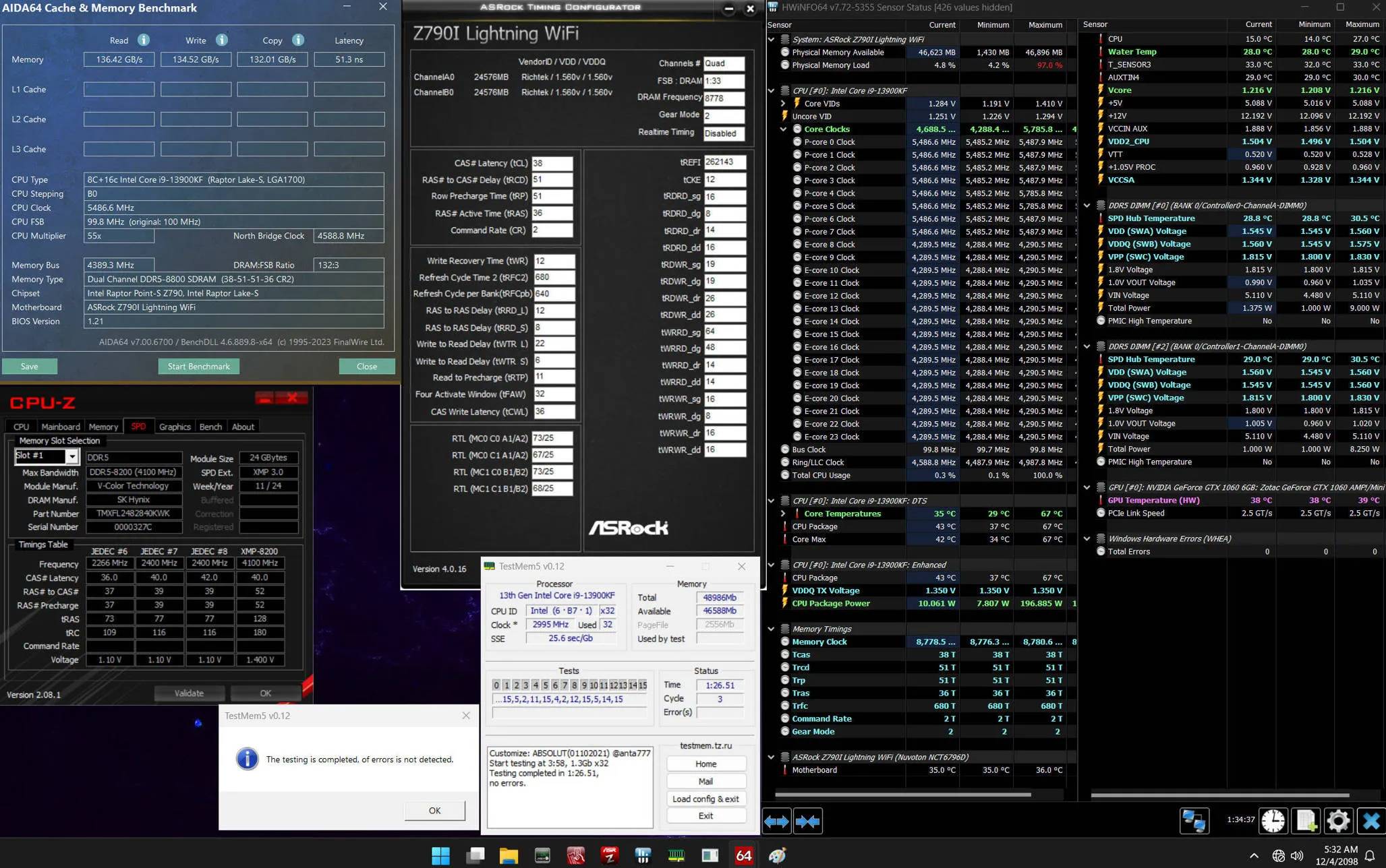 华擎最新幻作 PHANTOM GAMING Z790I LIGHTNING WIFI 主板