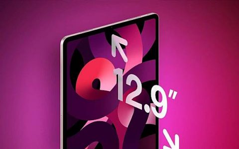 新版 12.9 英寸 iPad Air 屏幕 mini-LED 面板