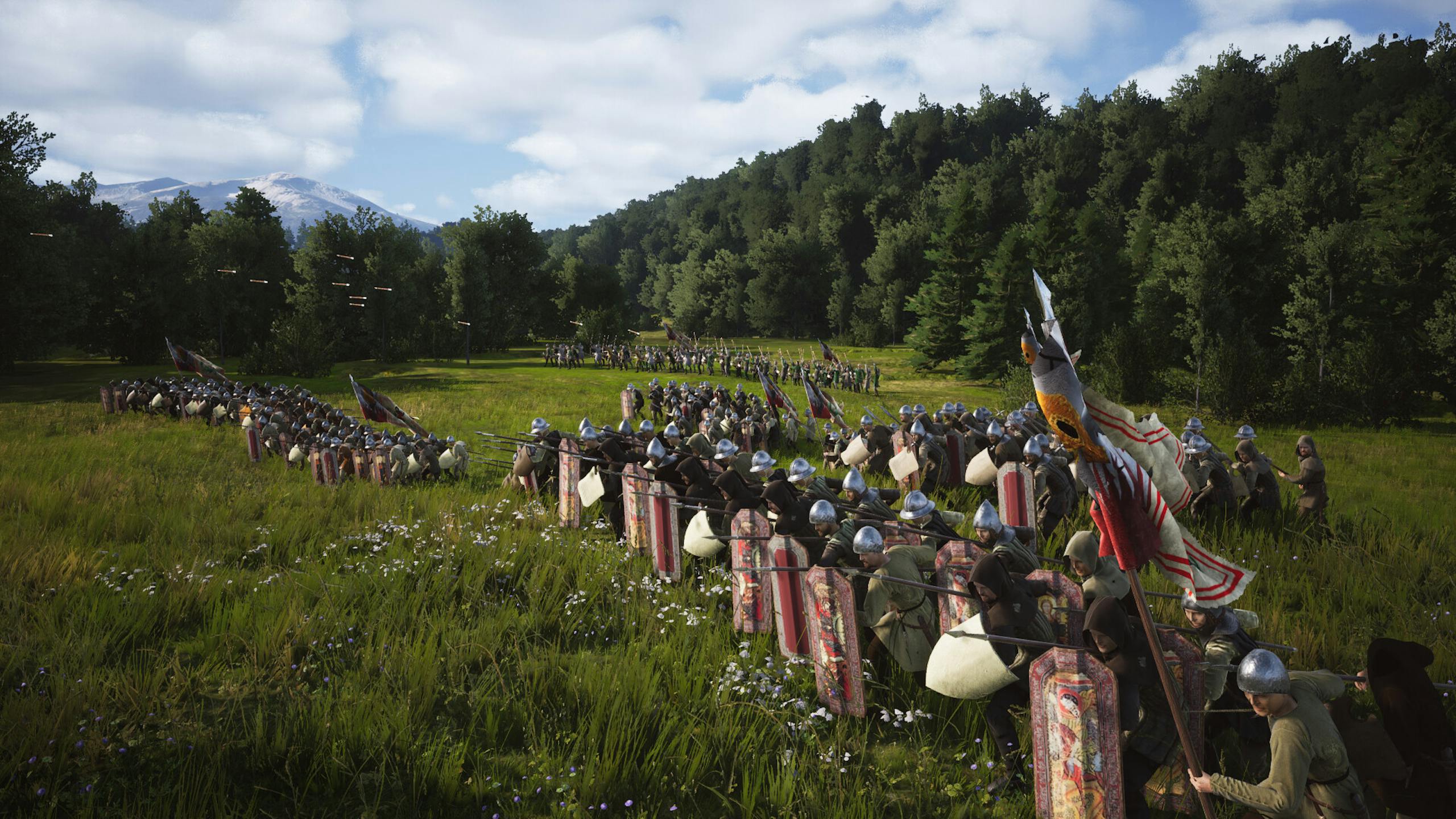 Steam中世纪城市经营庄园领主Manor Lords 规划领地经济结构 组成军队对抗外敌