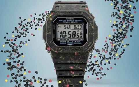 废弃树脂回收再造 Casio 环保限量版 G-Shock 发表