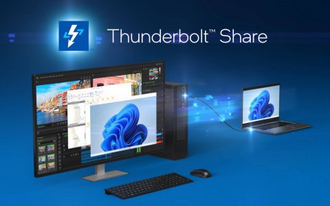 Intel推Thunderbolt Share，1条传输线控制2台电脑