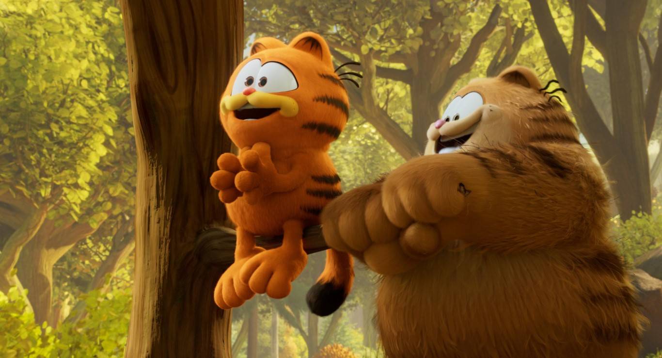 《The Garfield Movie》影评：可爱又搞笑，适合一家大小观看的动画片