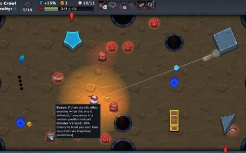 爽快撞球风 Roguelike 动作《Rack and Slay》上架 Steam，把敌人一个个撞进洞里！