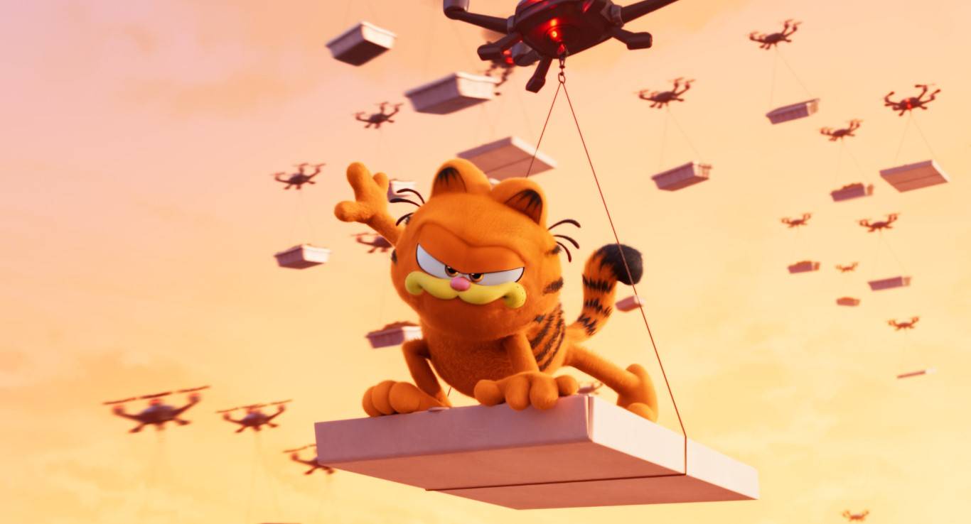 《The Garfield Movie》影评：可爱又搞笑，适合一家大小观看的动画片