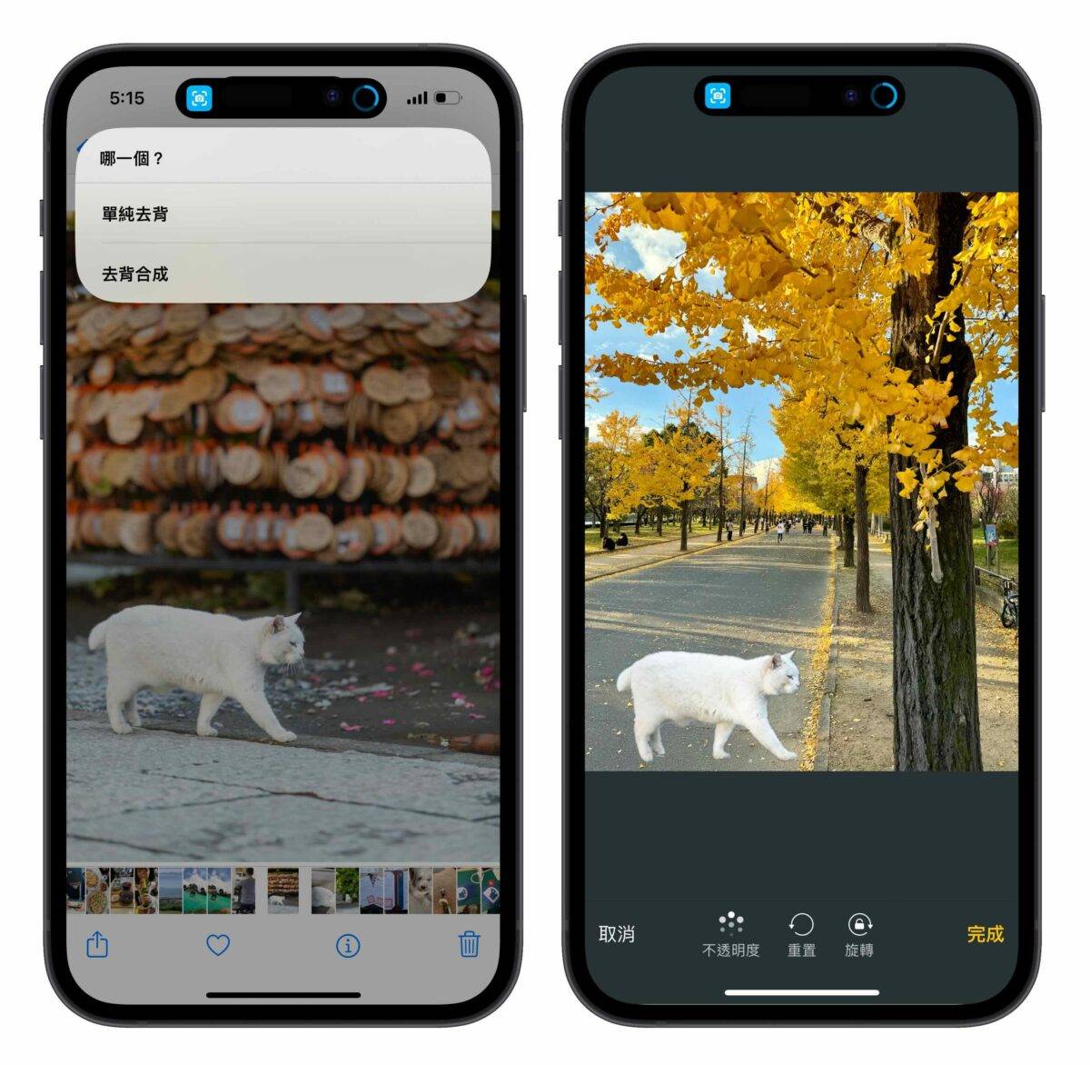 iPhone iOS 捷径 iPhone 照片去背合成捷径