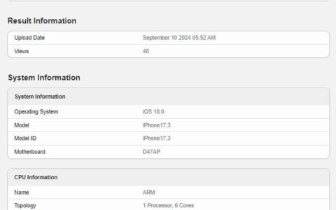 iPhone 16 Geekbench 跑分，A18 完整性能不如 A17 Pro