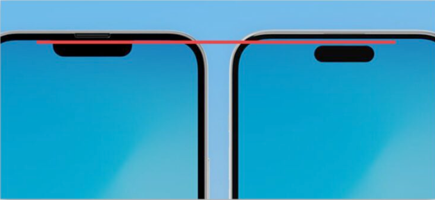 iPhone 15萤幕玻璃面板实拍照流出，Pro版的边框更细了 第2张
