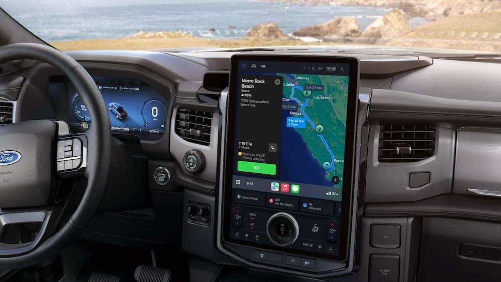 apple maps ev routing nacs ford a1