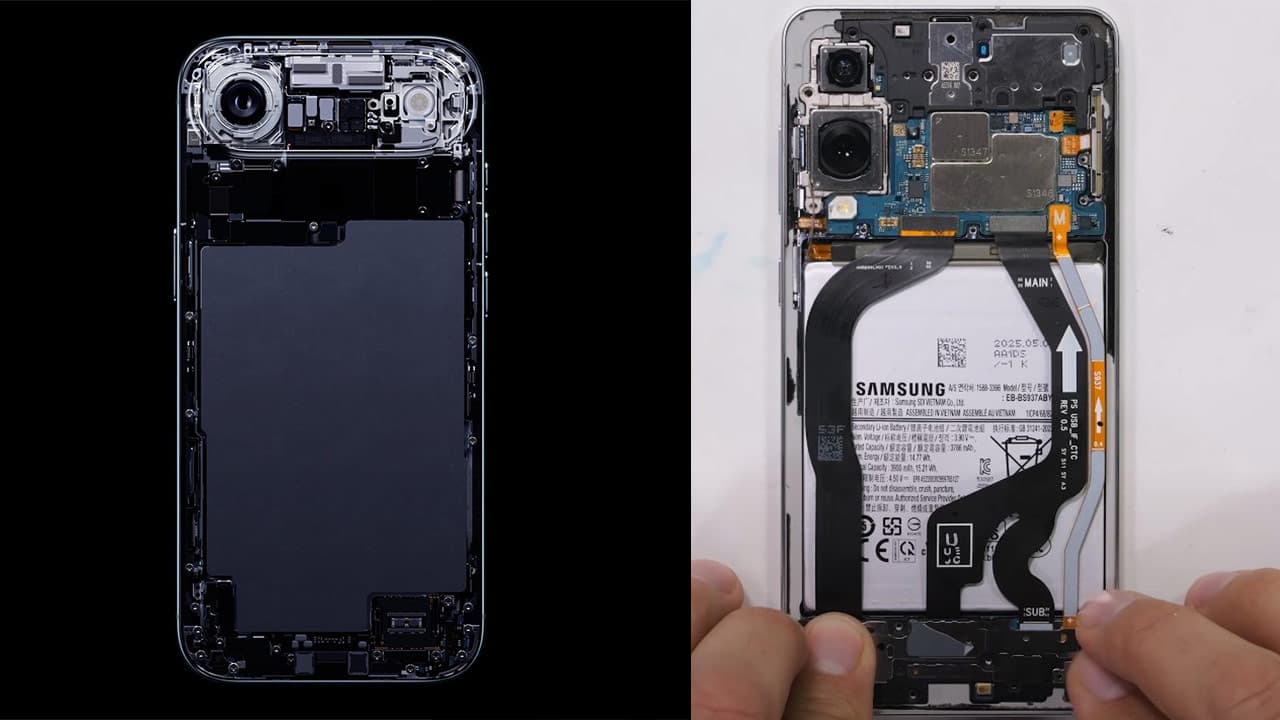 iPhone 17 Air拆解重点解析:大胜S25 Edge成上最薄最耐用的iPhone手机