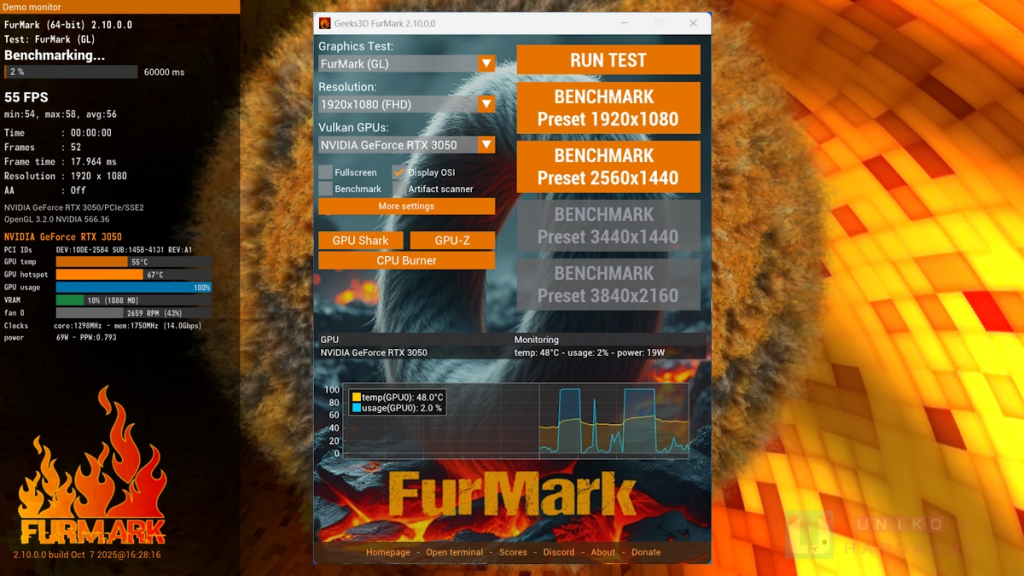 FurMark 2 更新至 2.10 版,新增支持 RX 9060、RX 7700