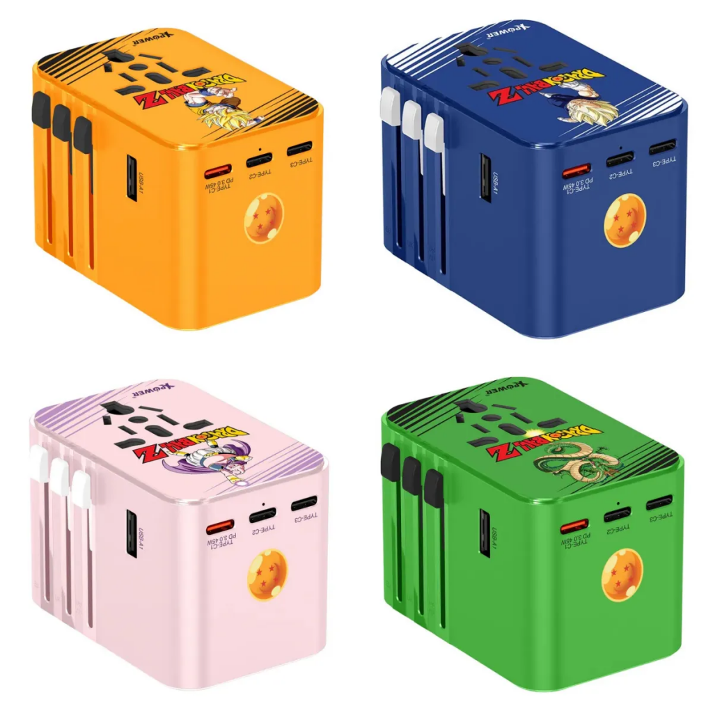 《XPower x 龙珠Z》推出三款产品,高速充电线、旅行充电器、肌肉按摩枪