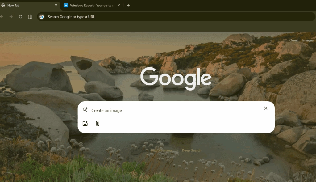 一键生成图像、深度研究！ Chrome 新标签测试「Nano Banana」、「Deep Search」AI功能