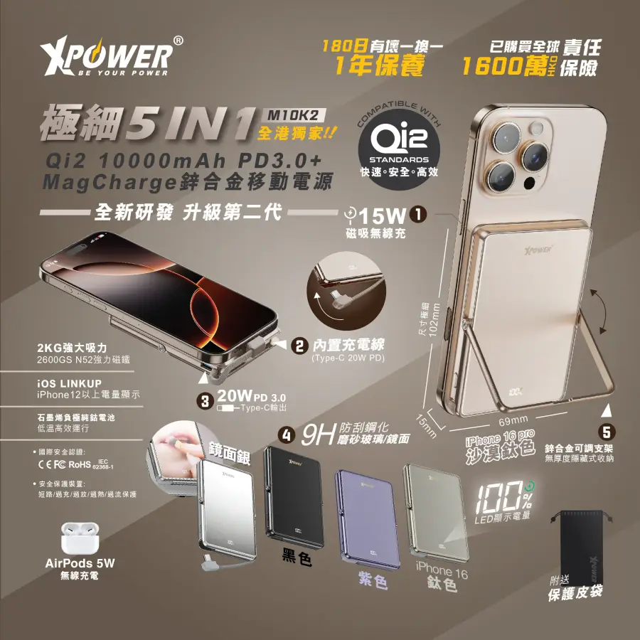 冬心意之选! XPower 冬季系列登场:以按摩科技放松身心,用智能配件守护电力满满