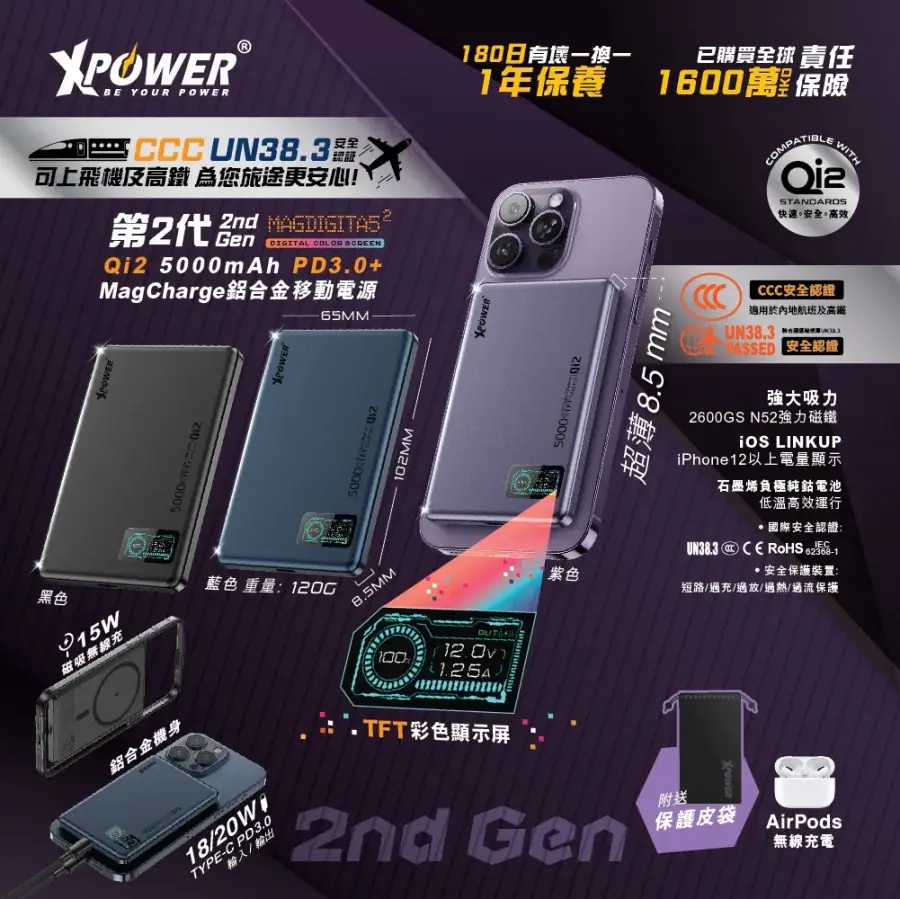 冬心意之选! XPower 冬季系列登场:以按摩科技放松身心,用智能配件守护电力满满