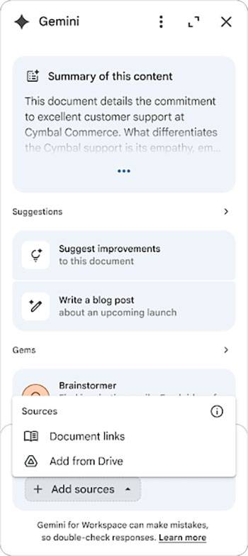 谷歌 文件現在可以確保 Gemini 從你要的來源獲取資訊 - 電腦王阿達 谷歌 文件现在可以确保 Gemini 从你要的来源获取信息 -