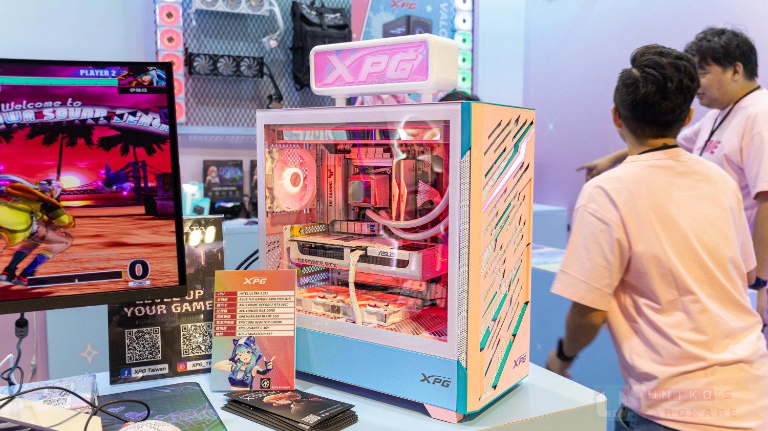 青春新风格! WirForce 2025 威刚 XPG 摊位速报