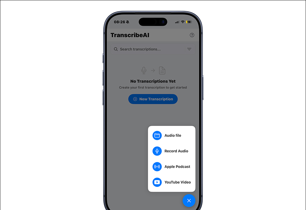 TranscribeAI 语音转文字 App 终身限免，支持录音、影片、Podcast 多国翻译与 AI 摘要