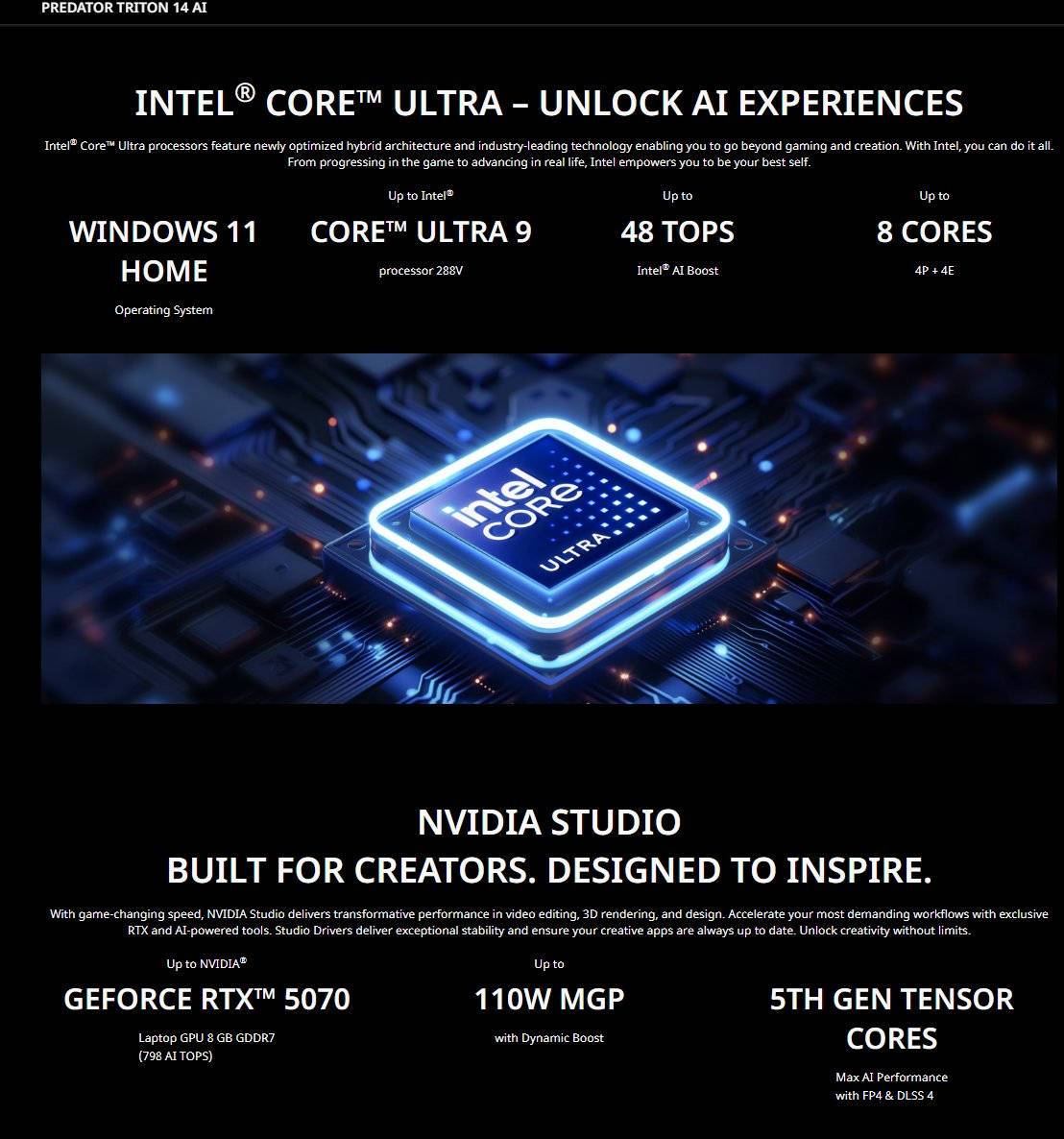 采用独立显卡的 LUNAR LAKE 笔电!