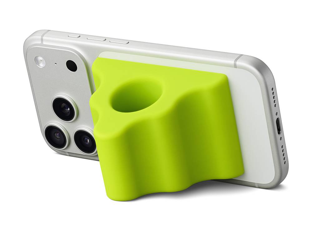 握手机不用再出力了，Apple 携手 Hikawa 推出 iPhone 辅助握把配件 Hikawa Phone Grip&Stand - 