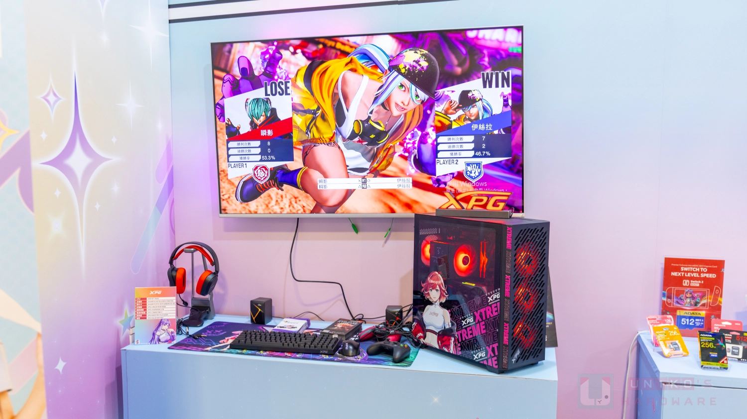 青春新风格! WirForce 2025 威刚 XPG 摊位速报