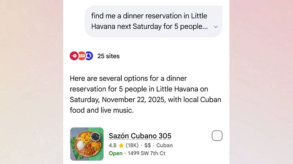 谷歌 搜尋在 AI 模式中新增了旅遊相關新功能 - 電腦王阿達 谷歌 搜索在 AI 模式中新增了旅游相关新功能 -