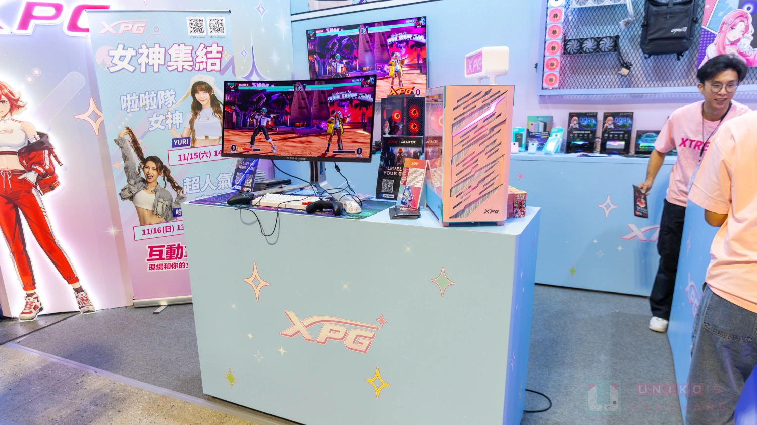 青春新风格! WirForce 2025 威刚 XPG 摊位速报