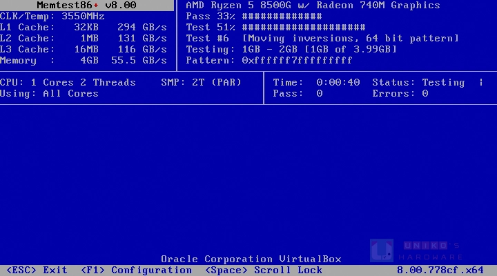Memtest86+ V8.00 – 免费内存测试软件