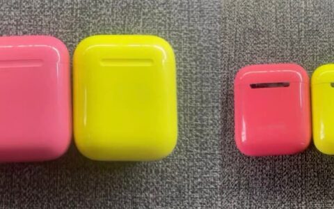 苹果彩色AirPods原型机流出！ 造型超像iPhone 5c复刻风格