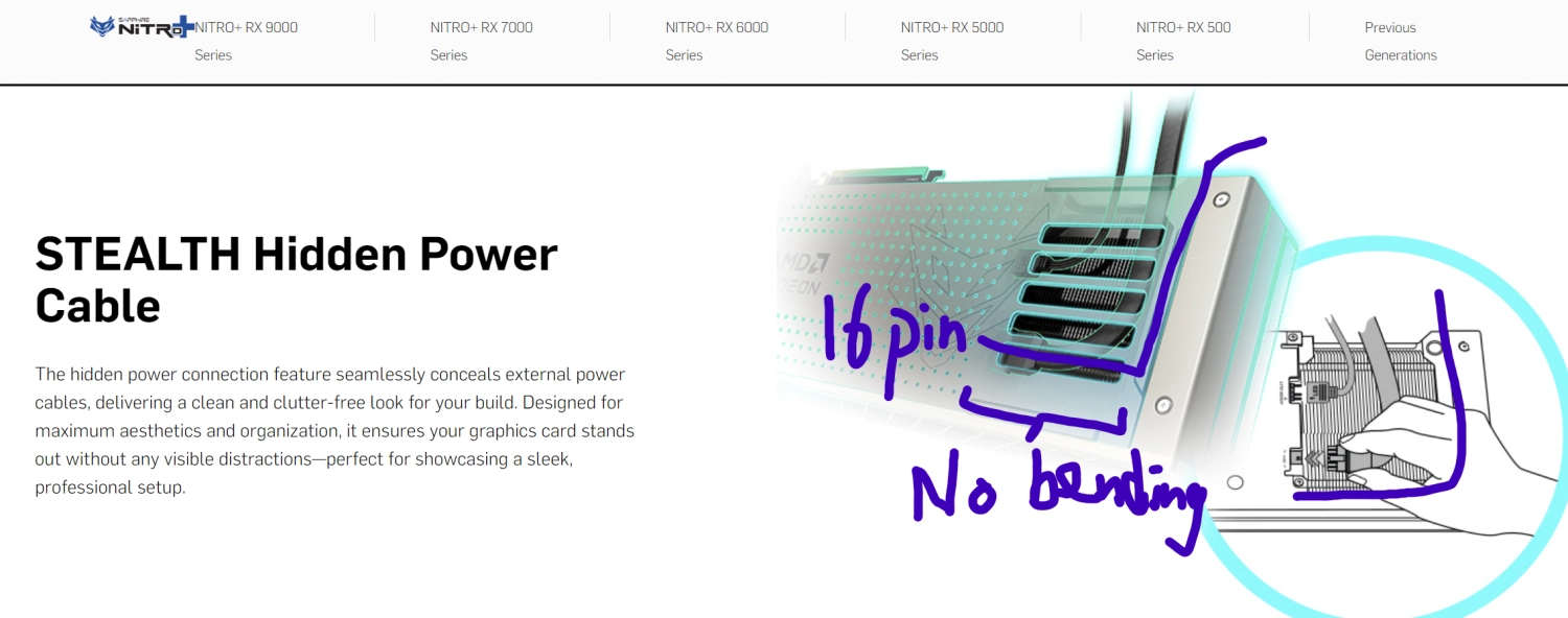 SAPPHIRE 回应 RX 9070 XT 上的 16PIN 烧毁案例？