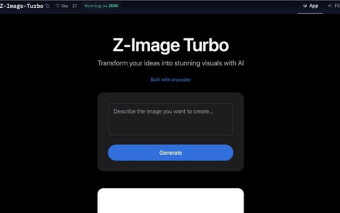 Z-Image Turbo 可生成 NSFW 内容、内含中文字体图片的免费 AI 工具，还能本地部署