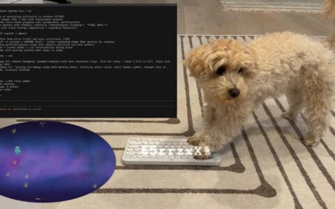 工程师教狗狗随按键盘做Godot游戏 再让Claude解读成功试玩作品
