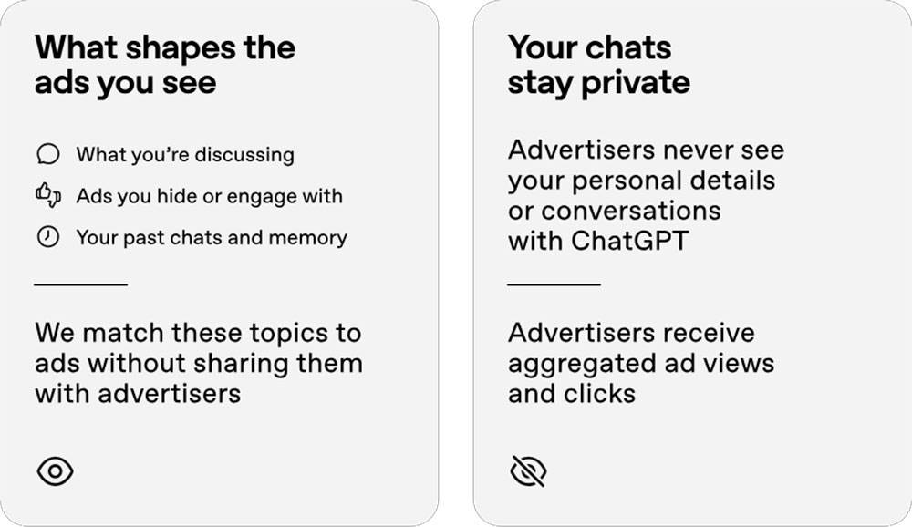 ChatGPT 免费帐号的无广告体验即将结束 - 