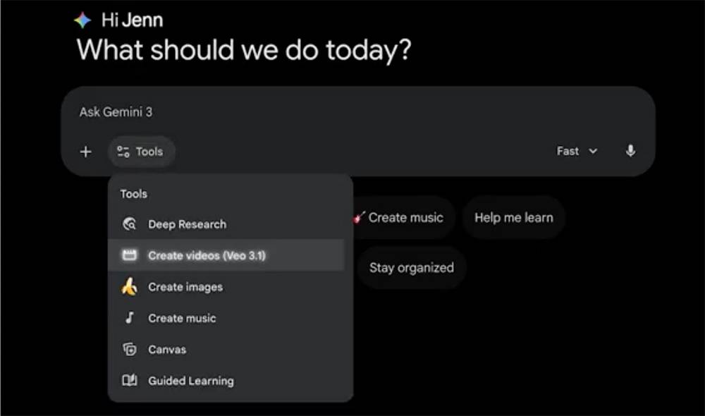 Gemini 增加视频模板新功能，助你快速入门 - 